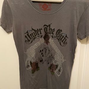 Under The Gun Sequined Tee